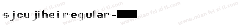 sjcujihei regular字体转换